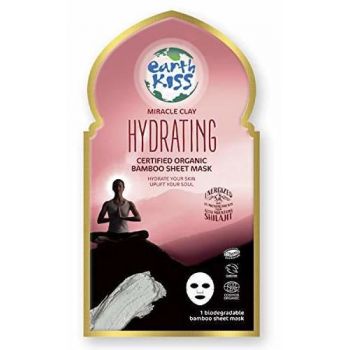 Earth Kiss Miracle Clay Hydrating Bamboo Sheet Mask (Maschera in fogli di bambù idratante) Earth Kiss Miracle Clay Hydrating Bamboo Sheet Mask (Maschera in fogli di bambù idratante)