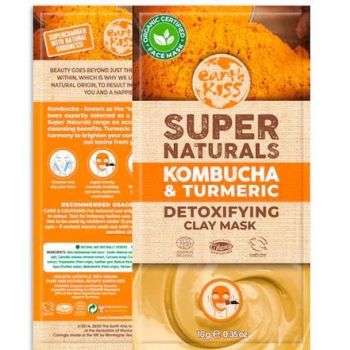 Earth Kiss Maschera disintossicante alla curcuma e argilla Kombucha