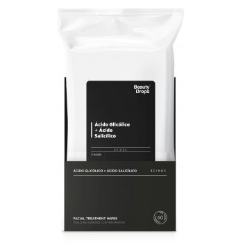 Salviette struccanti con trattamento Acido Glicolico + Acido Salilicilico