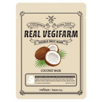 SUPER FOOD REAL VEGIFARM Maschera viso al cocco SUPER FOOD REAL VEGIFARM Maschera viso al cocco