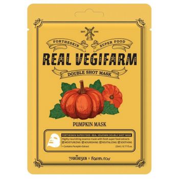 SUPER FOOD REAL VEGIFARM Maschera per il viso alla Calabaza SUPER FOOD REAL VEGIFARM Maschera per il viso alla Calabaza