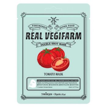 SUPER FOOD REAL VEGIFARM Maschera viso al pomodoro SUPER FOOD REAL VEGIFARM Maschera viso al pomodoro