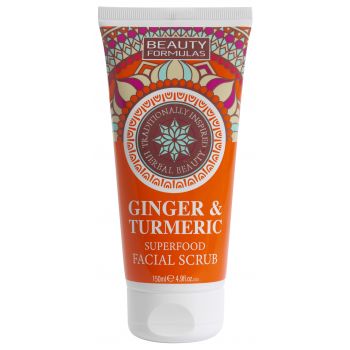 Scrub per il viso allo ginger e alla curcuma Scrub per il viso esfoliante