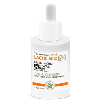 Siero esfoliante all'acido lattico 5%.