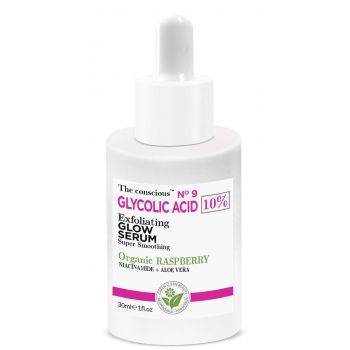 Siero notte esfoliante con acido glicolico 10%.