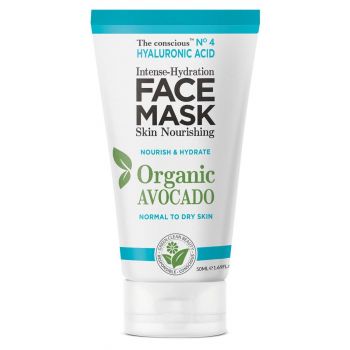 Maschera idratante per il viso con acido ialuronico