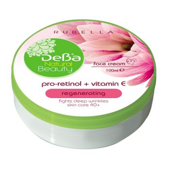 Natural Beauty Crema viso rigenerante al retinolo + vitamina E 40+