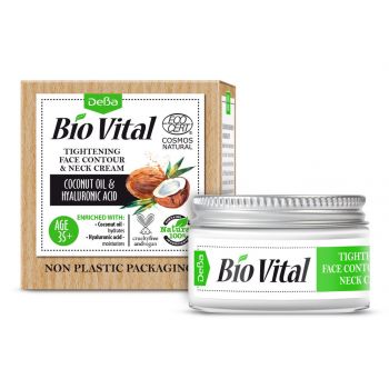 Crema rassodante per il contorno e il collo biovital 35+
