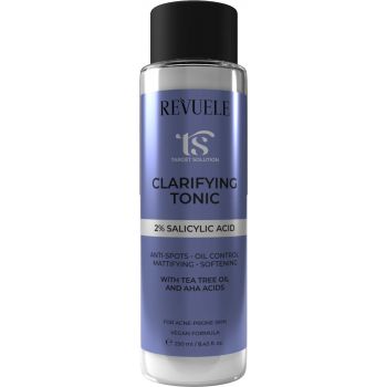 Tonico viso chiarificante Acido salicilico 2%.