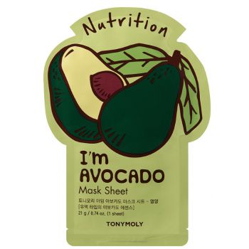 I'm Avocado Mask Sheet Nutrition Maschera per il viso