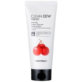 Schiuma detergente per il viso all'acerola