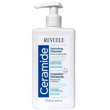 Detergente viso con ceramidas