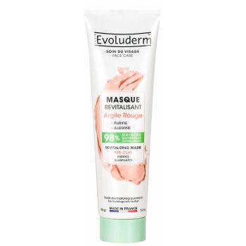 Maschera viso rivitalizzante con argilla rossa