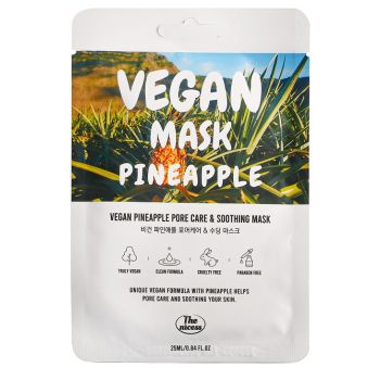 Maschera viso Vegan Pineapple Pore Care & Smoothing Mask