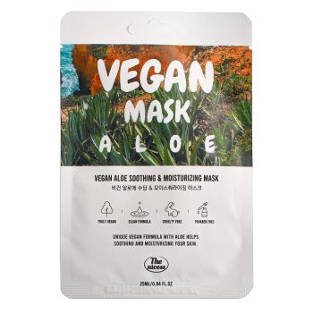 Maschera viso Vegan Aloe Soothing & Moisturizing Mask