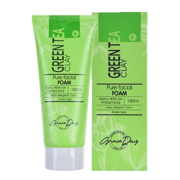 Schiuma detergente Green Tea Clay Vital