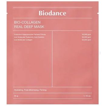 Maschera idrogel idratante profonda al biocollagene reale