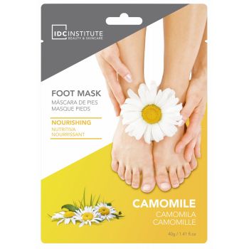 Maschera per i piedi alla camomilla