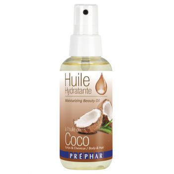 Olio idratante per corpo e capelli al cocco