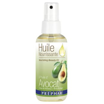 Olio nutriente per corpo e capelli all'avocado
