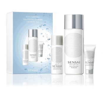 Set di Pulizia Silky Purifying Silk Peeling Powder