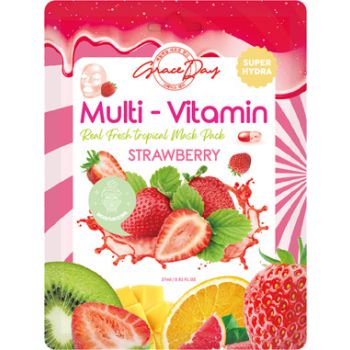 Maschera viso Multivitamin Strawberry Mask Pack