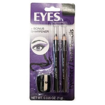 Matita per eyeliner e sopracciglia con temperino