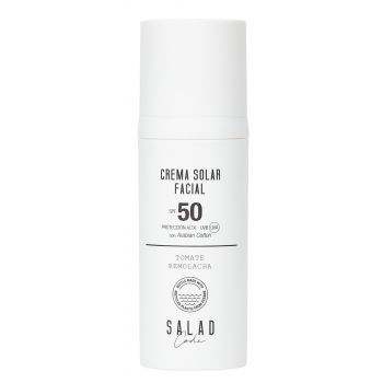 Crema solare per il viso pomodoro e barbabietola SPF50