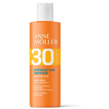 Latte solare express per il corpo