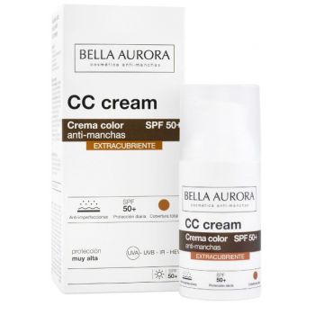 Crema colorante anti-macchie brune SPF 50+