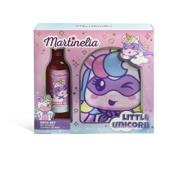 Set da bagno con guanto del piccolo unicorno