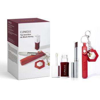 Set Rossetto quasi miele nero + Olio per labbra e guance