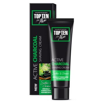 Crema da barba al carbone attivo