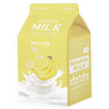 Maschera per il viso one pack al latte di banana