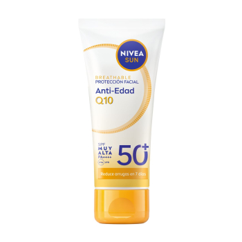 Crema solare per il viso antietà SPF50