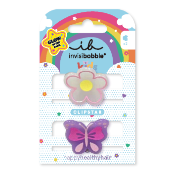 Clipstar glow kids happy flower