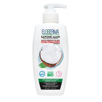 Sapone mani antibatterico con estratto di cocco