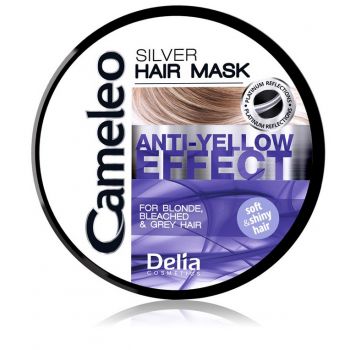 Maschera antigiallo in argento per capelli tinti