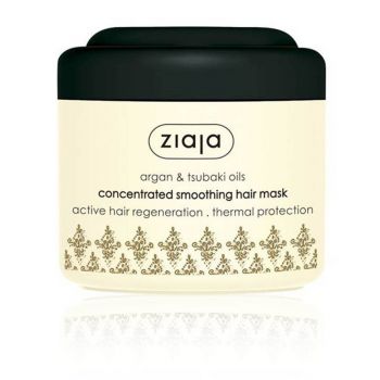 Maschera lisciante per capelli all'argan