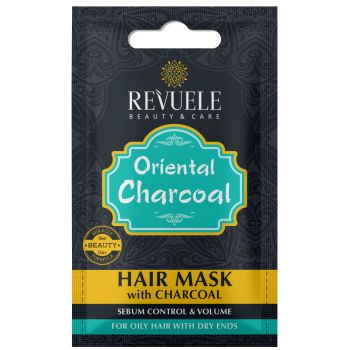 Maschera al carbone orientale Capelli grassi e punte secche
