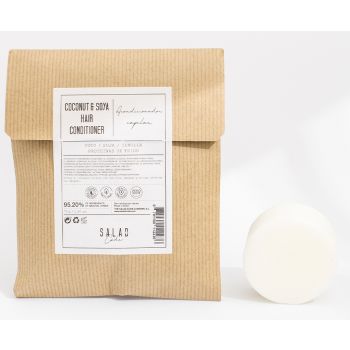 Balsamo solido per capelli al cocco e alla soia