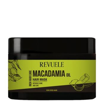 Maschera per capelli all'olio di macadamia Maschera per capelli tinti