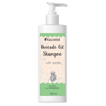 Shampoo all'olio di avocado e keratin
