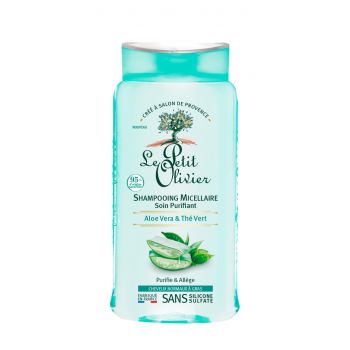 Shampoo micellare con aloe vera e tè verde