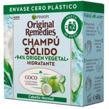 Shampoo solido biologico al cocco e all'aloe vera