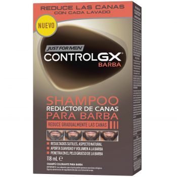 Shampoo riducente per capelli grigi per la barba