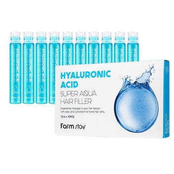Acido ialuronico super aqua filler per capelli in fiale