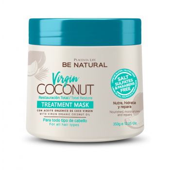 Maschera idratante intensiva al coconut vergine