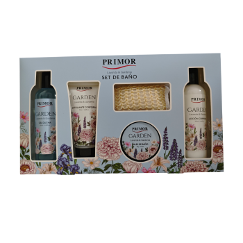 Set da bagno lavanda e gardenia 5 pezzi