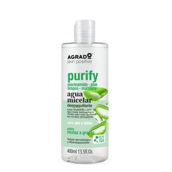 Acqua micellare detergente purificante